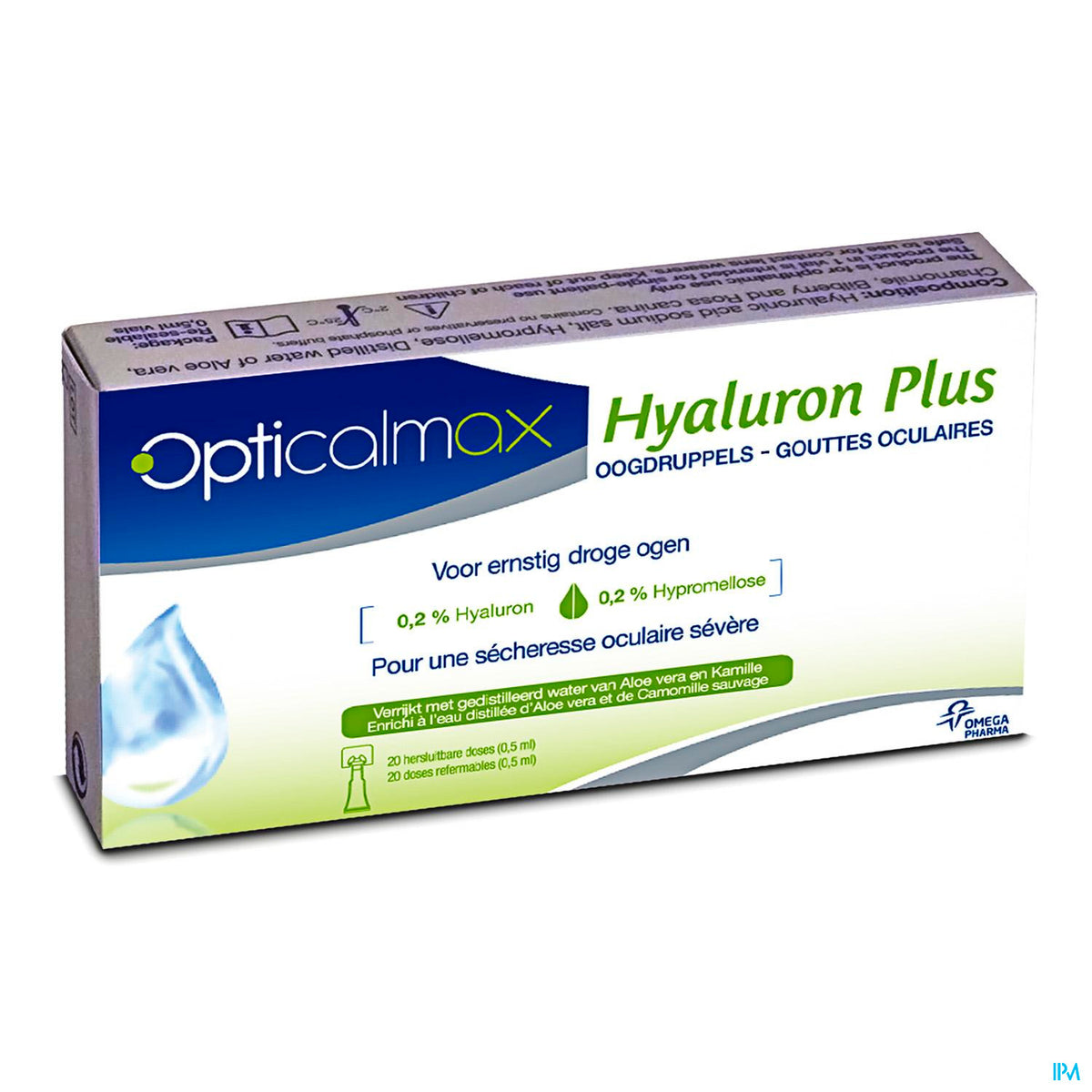OPTICALMAX HYALUR PLUS GTTS OCUL 20*5 ML