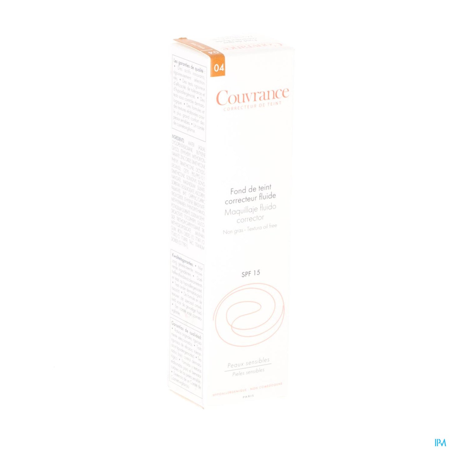 AVENE COUVR FDT FLUIDE MIEL NR 4