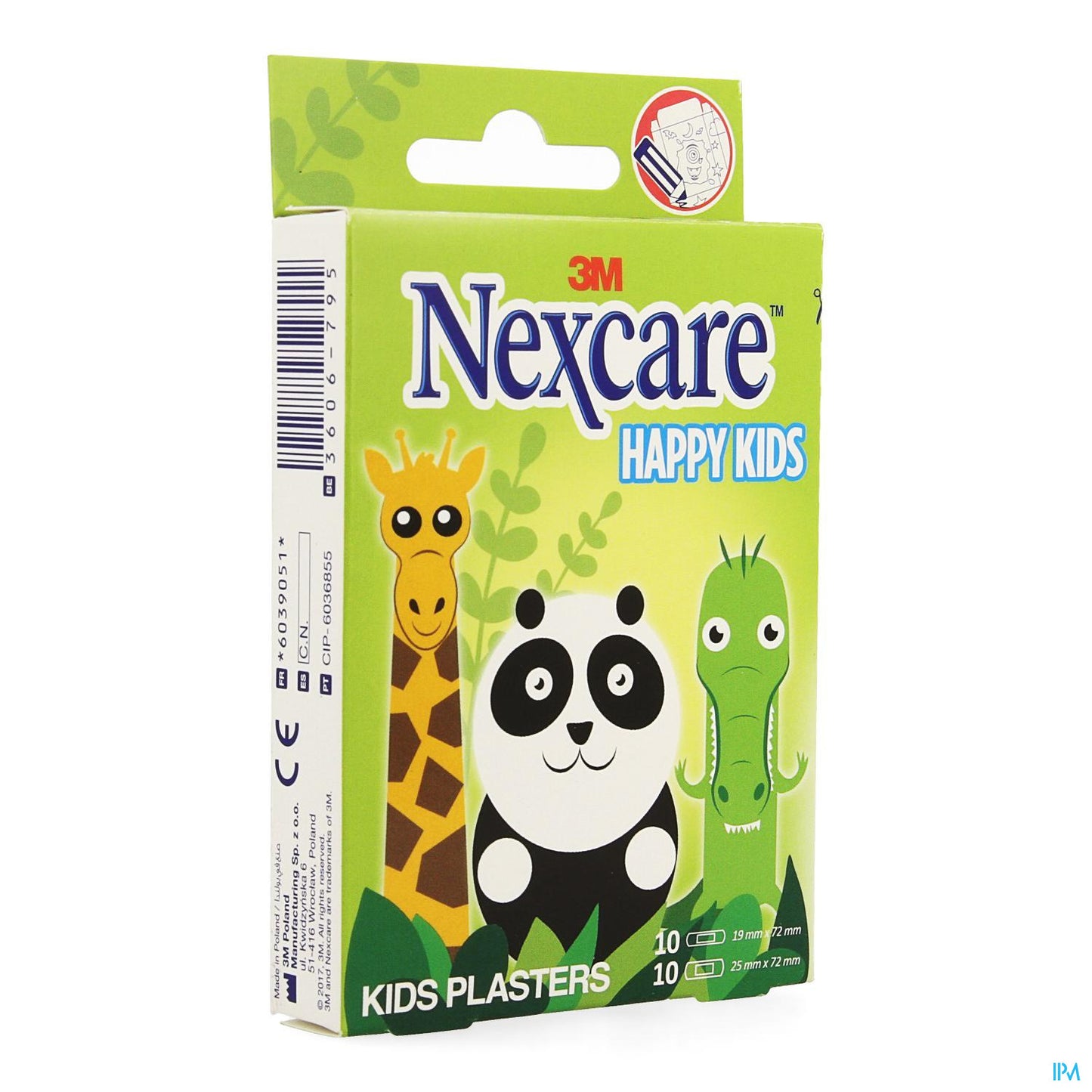 NEXCARE HAPPY KIDS ANIM 20 PANS ASSORTI