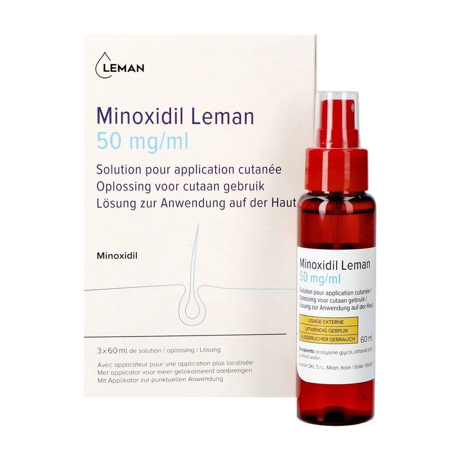 MINOXIDIL LEMAN 50MG/1ML 3FLACON 60ML
