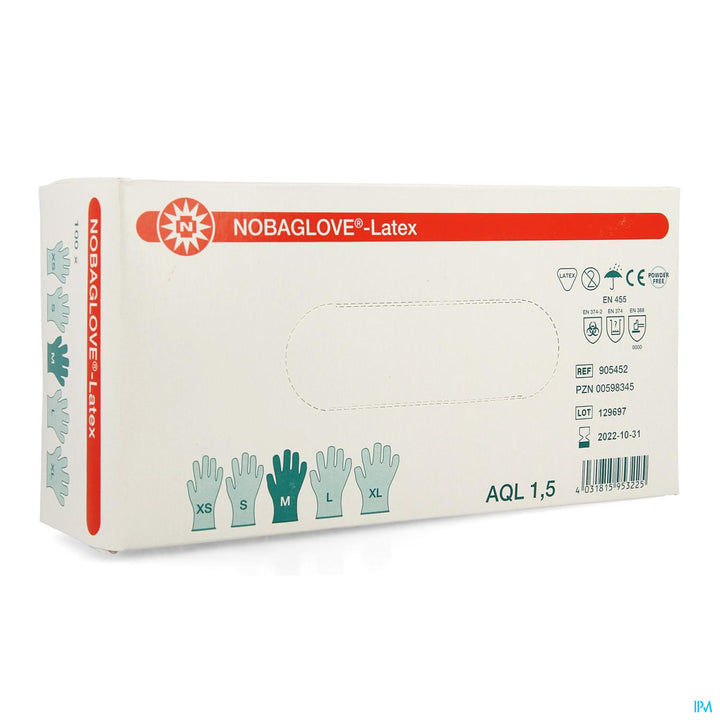GANTS LATEX M A 100 N-PDR NOBA