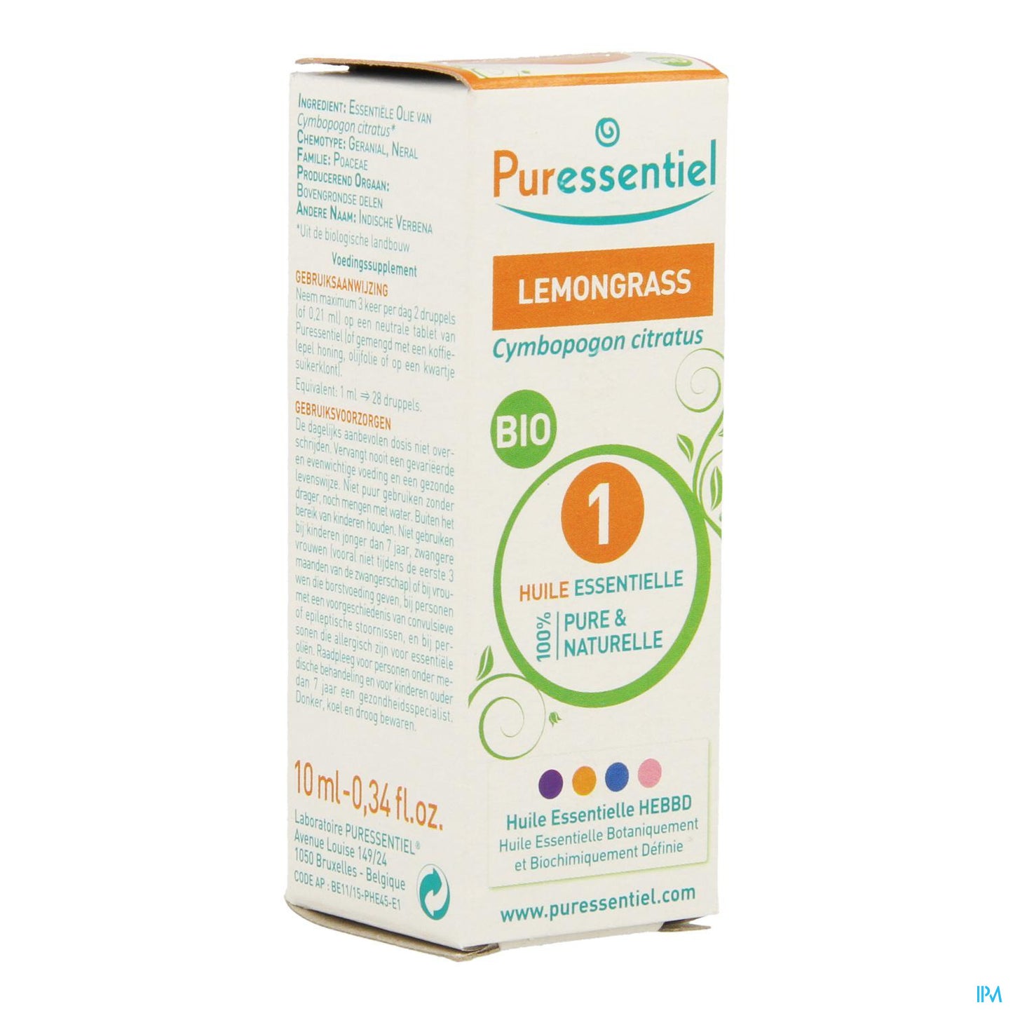 Puressentiel Lemongrass Hle Ess Bio 10ml