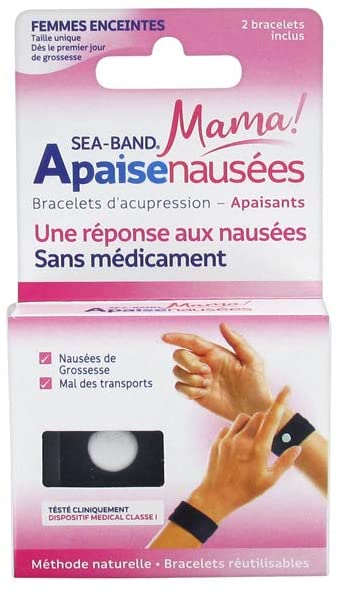 SEA BAND MAMA GROSSESSE BRACELET NOIR
