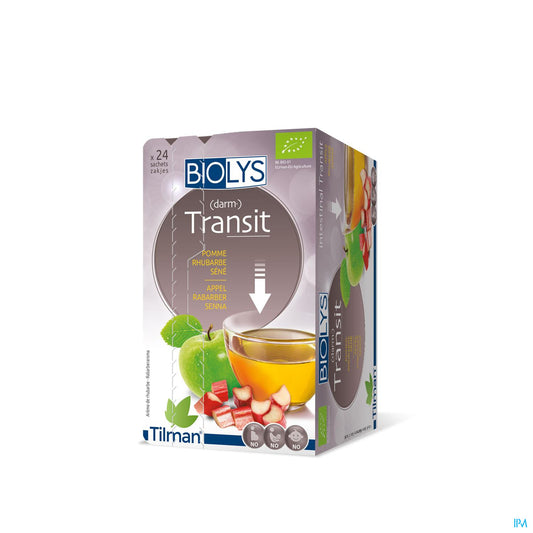 BIOLYS POMME-RHUBARBE 24 SACH