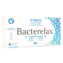 Bacterelax stress&anxiété+moral  32gélules