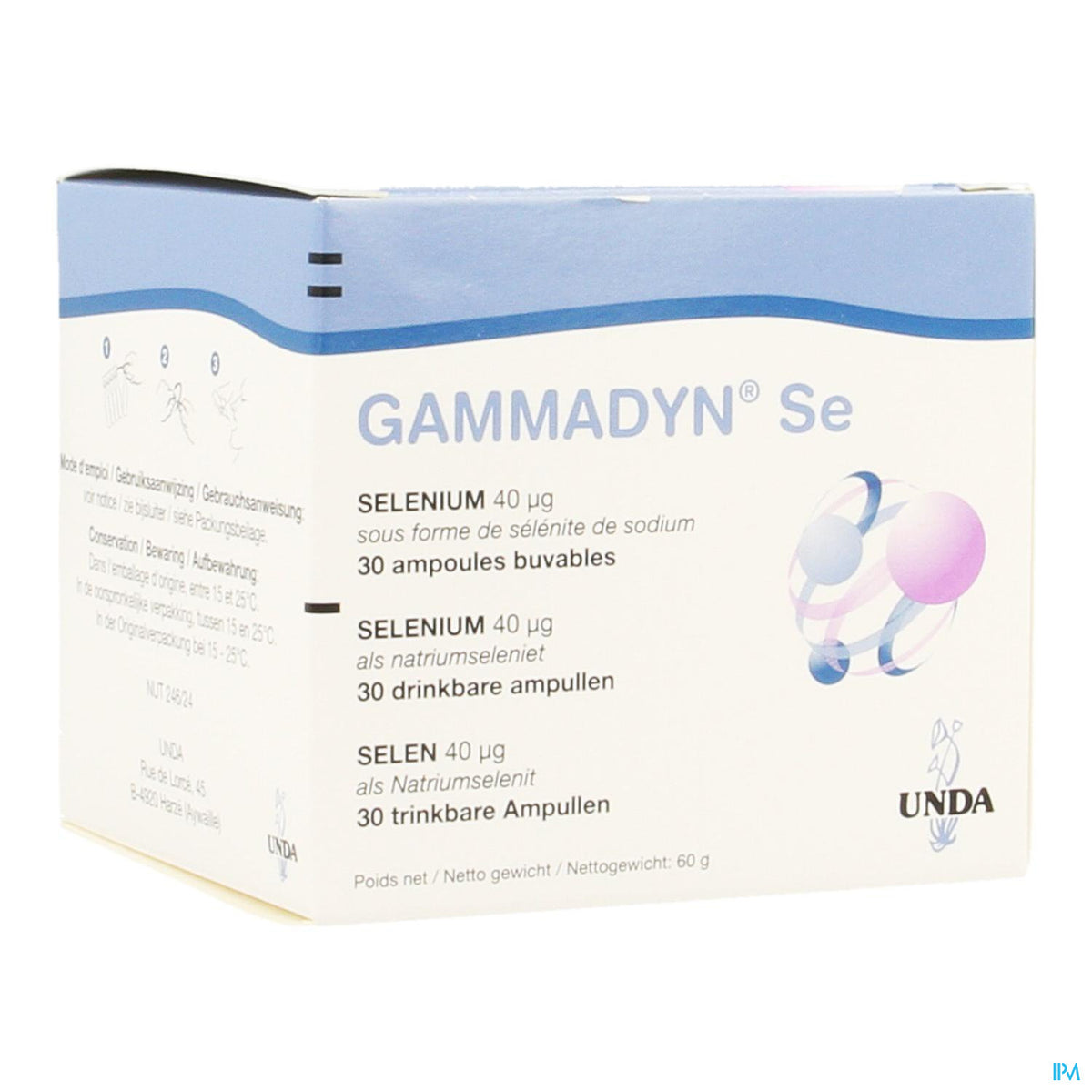 GAMMADYN AMP 30*2 ML SE UNDA