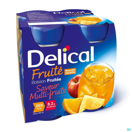 DELICAL FRUITE MULTIFRUITS 4*200 ML