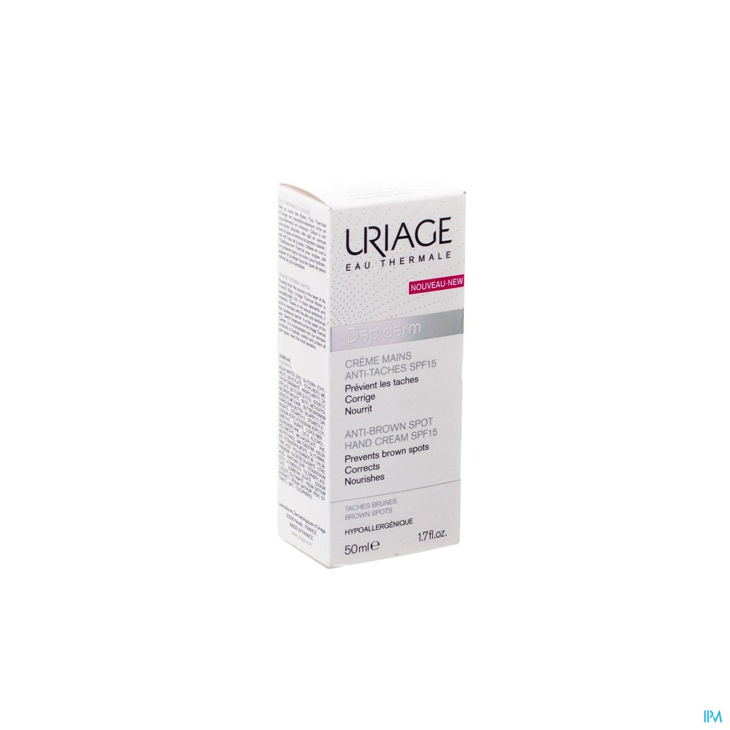 URIAGE DEPIDERM CREME MAINS F15 50ML