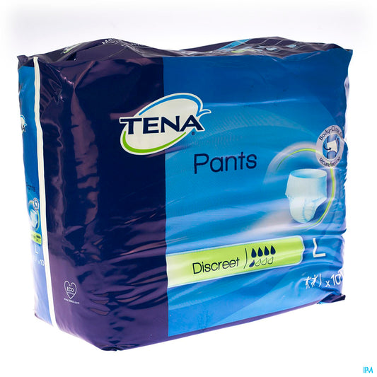 TENA PANTS DISCREET LARGE A 10    793300