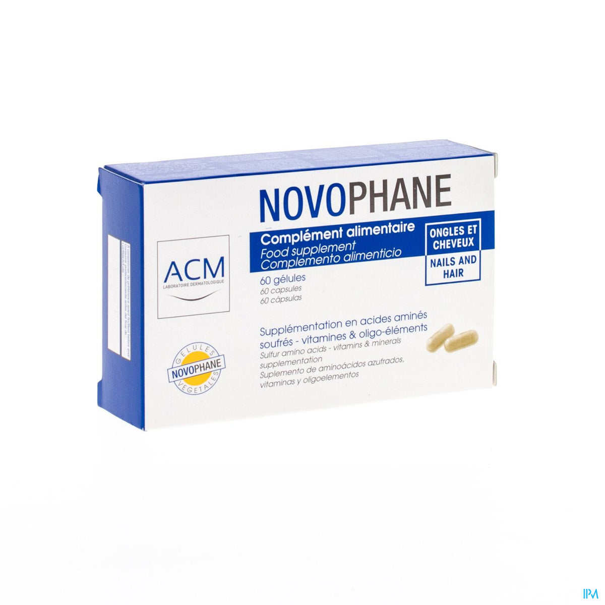 NOVOPHANE CHEVEUX + ONGLES 60 CAPS