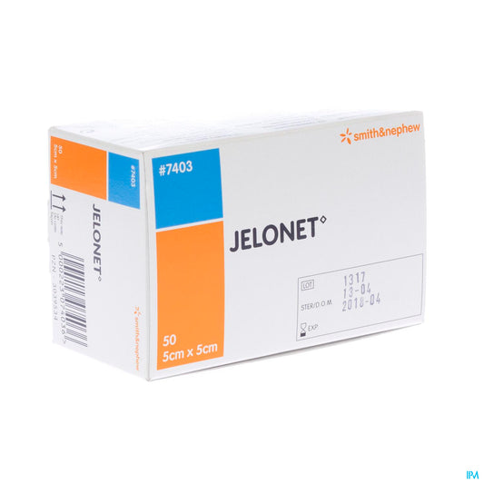 JELONET 5*5 CM 50 COMPR PARAFF      7403
