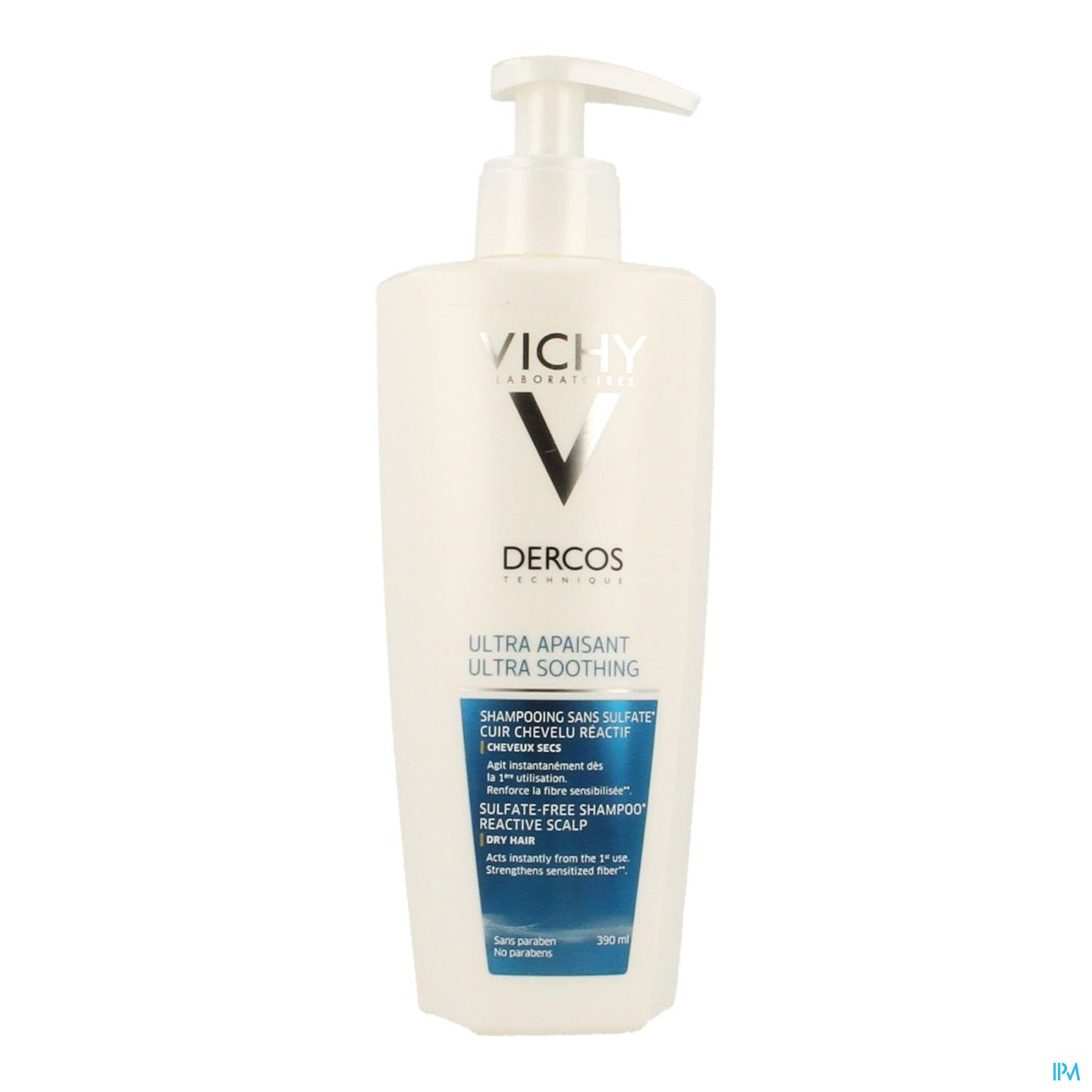 DERCOS SH DERMO APAISANT CHEV SEC 390 ML