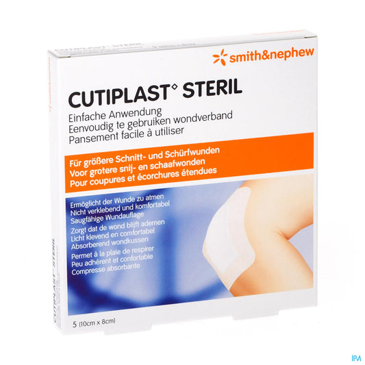 CUTIPLAST STER 10*8 CM 5 PANS   66076826