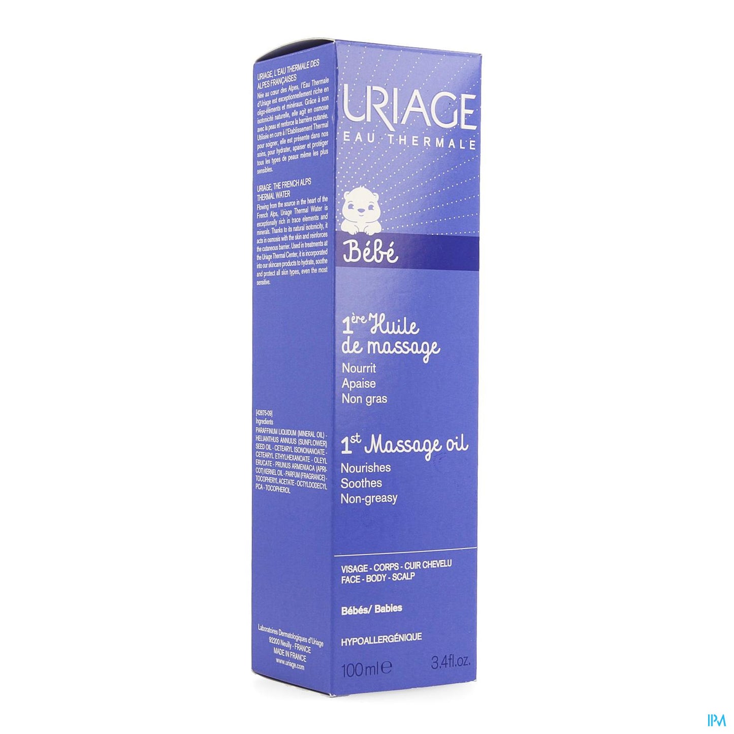 URIAGE BEBE HUILE DE MASSAGE FS 100 ML