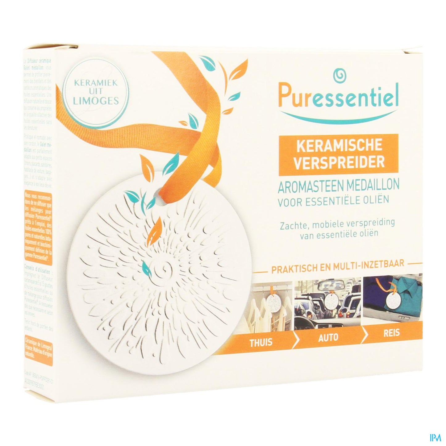 Puressentiel Diffuseur Ceramique Galet Medaillon