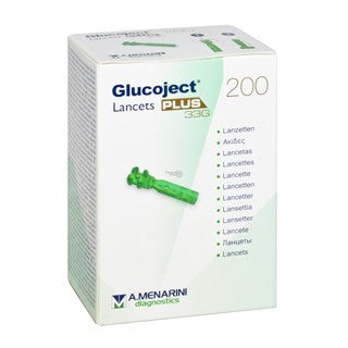 GLUCOJECT PLUS LANCETS 33 G A 200  44123