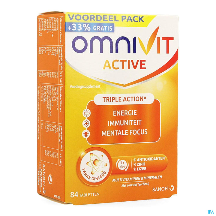 OMNIVIT ACTIVE 84 CPR