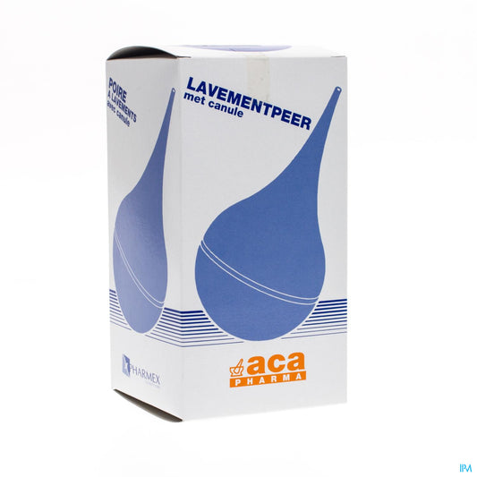 POIRE LAVEMENT M 224 ML AVEC CANULE
