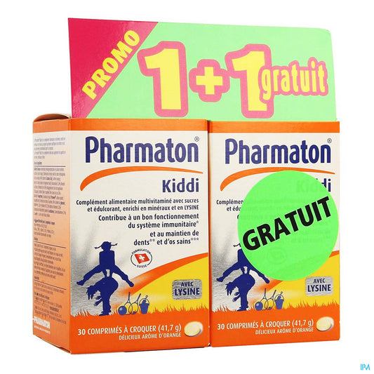 PHARMATON KIDDI CHEW PROMOPACK 2*30 CPR