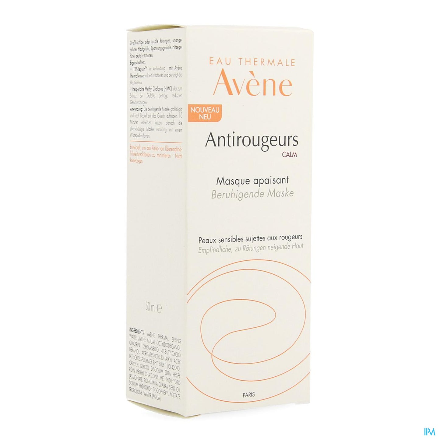 AVENE ANTIROUGEURS CALM MASQUE 50 ML