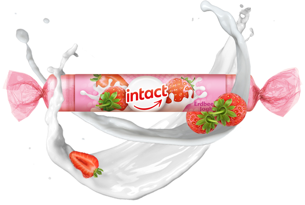 INTACT DEXTROSE YOGOURT AUX FRAISES