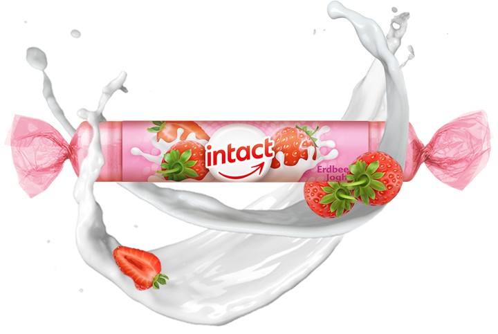 INTACT DEXTROSE YOGOURT AUX FRAISES