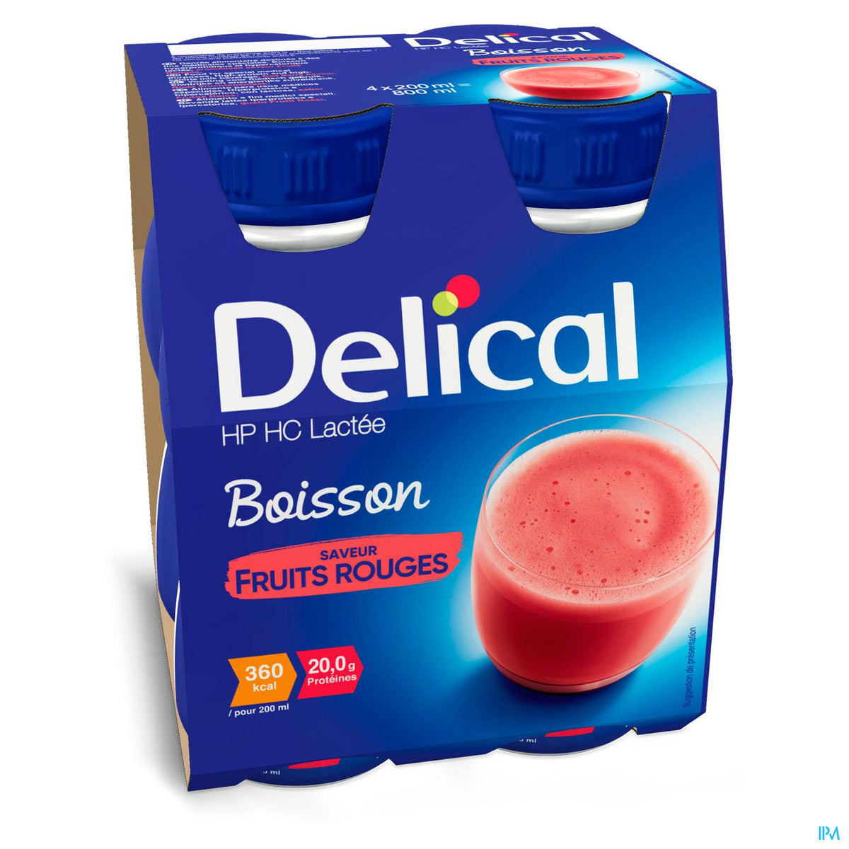 DELICAL HPHC 360 FR ROUGES 4*200ML
