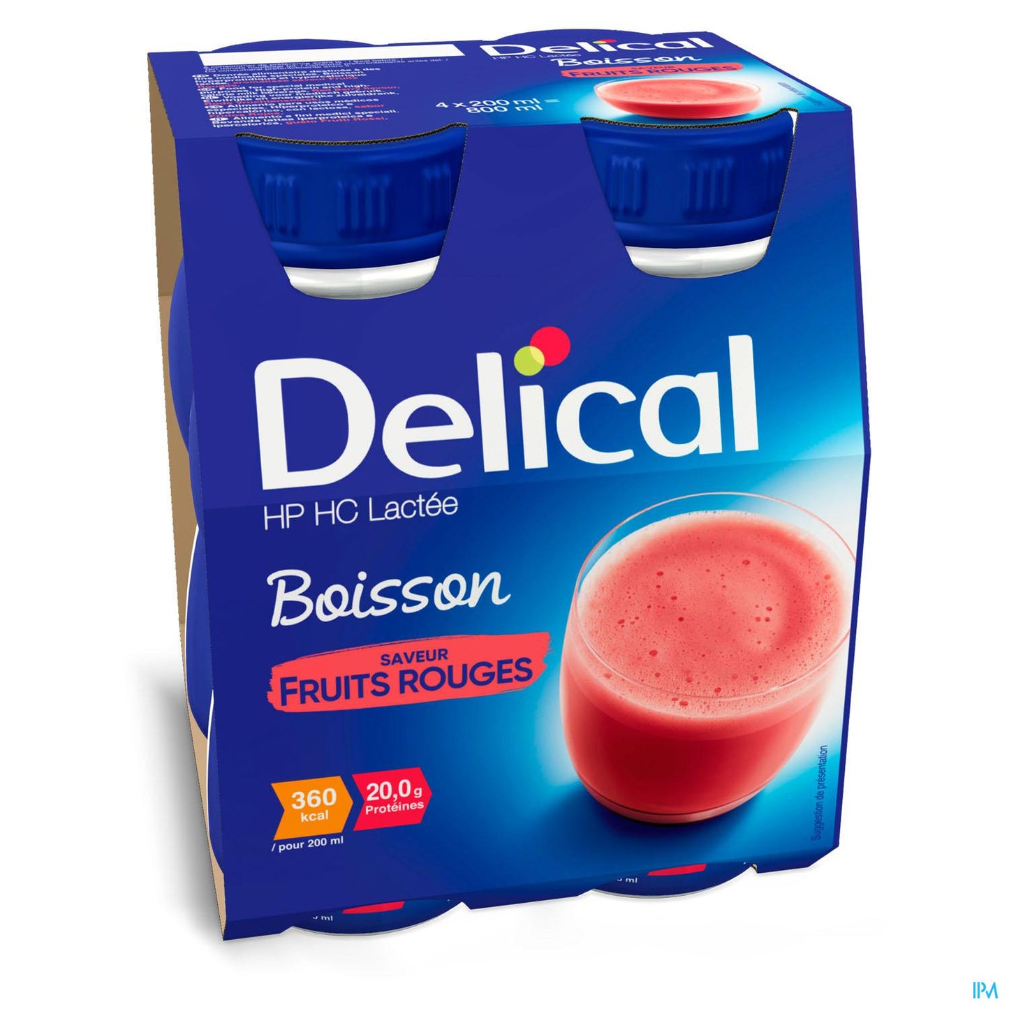DELICAL HPHC 360 FR ROUGES 4*200ML