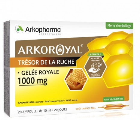 ARKOROYAL GELEE ROYALE 1000 MG 20 AMP