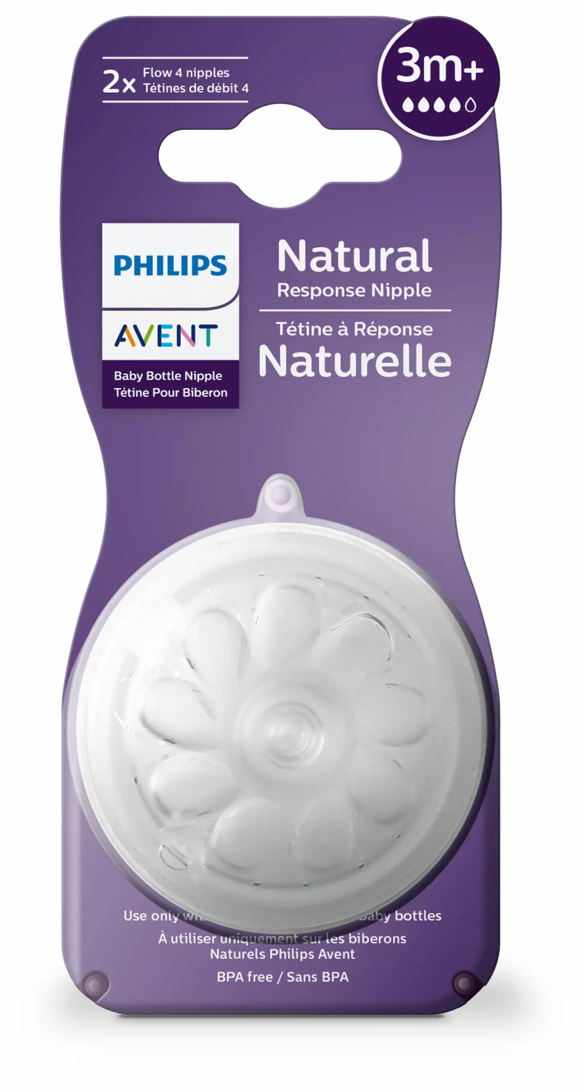 AVENT NATURAL 3.0 TETINE  3M+ - T4