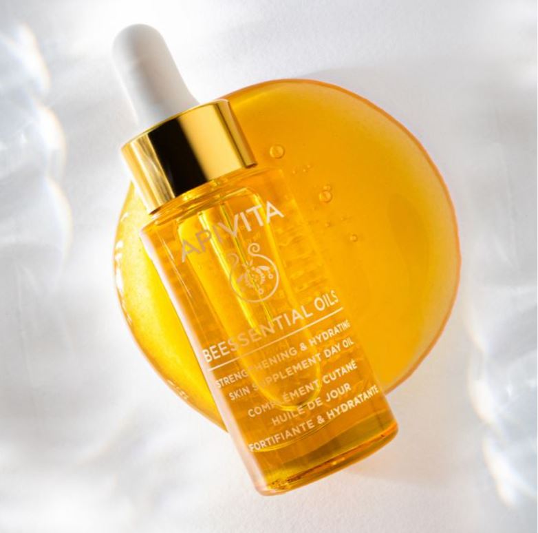 APIVITA BEESSENTIAL HUILE DE JOUR FORTIFIANTE &amp; HYDRATANTE COMPLEMENT CUTANE 15 ML