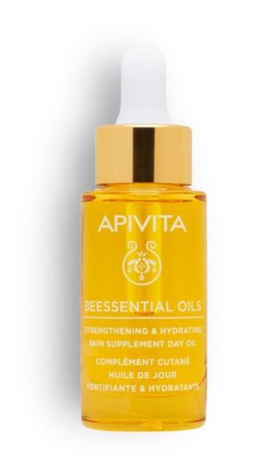 APIVITA BEESSENTIAL HUILE DE JOUR FORTIFIANTE &amp; HYDRATANTE COMPLEMENT CUTANE 15 ML