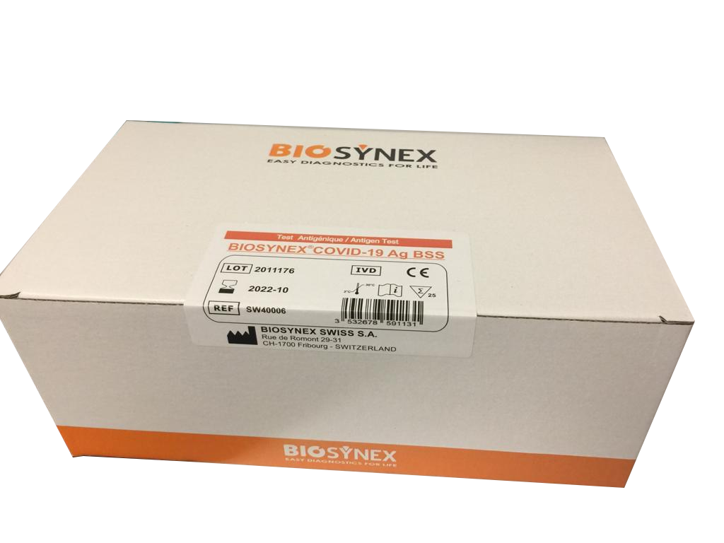 BIOSYNEX TEST ANTIGENIQUE RAPIDE COVID-19 A25