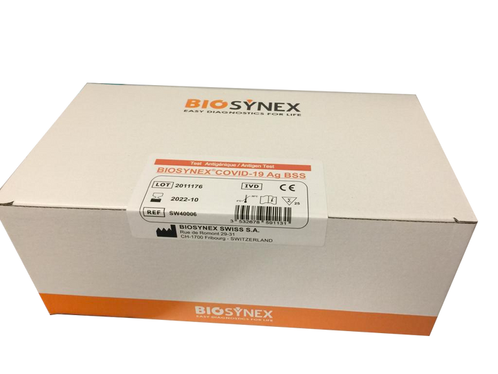 BIOSYNEX TEST ANTIGENIQUE RAPIDE COVID-19 A25