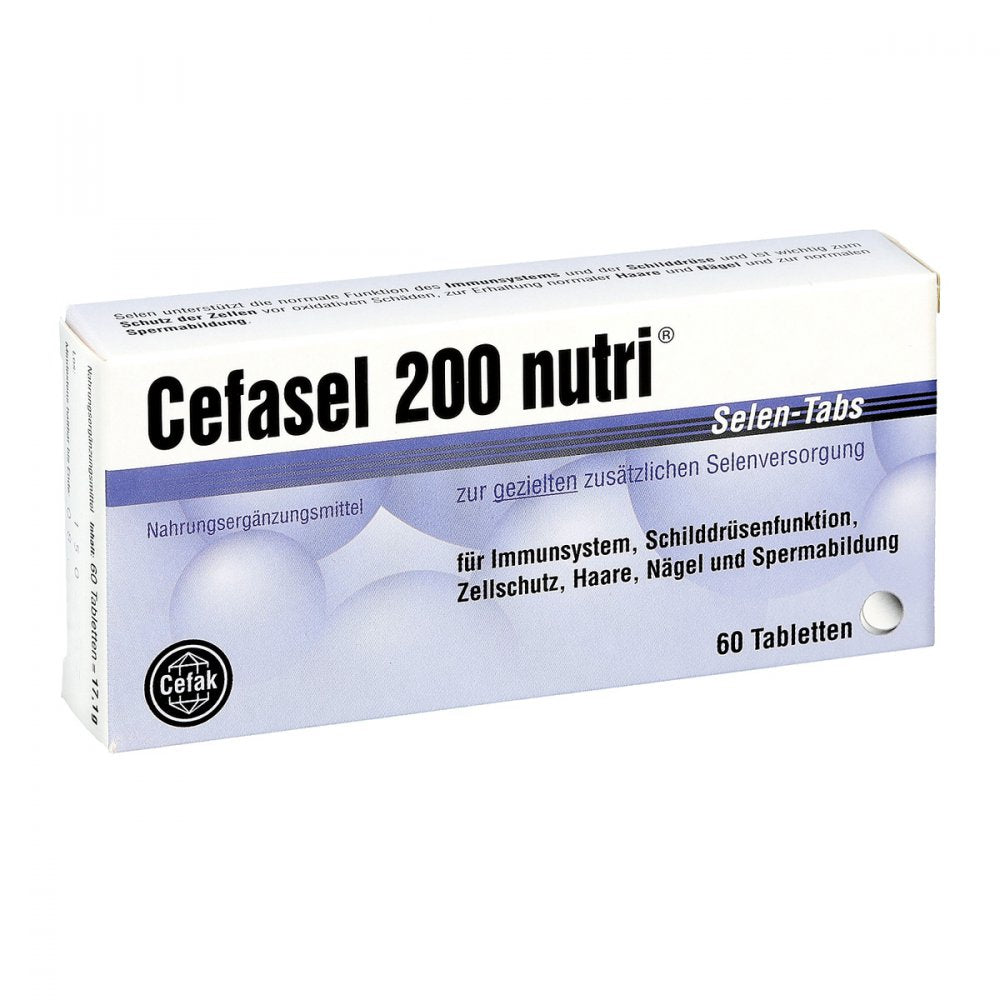 CEFASEL 200 NUTRI SELEN 60 TABS