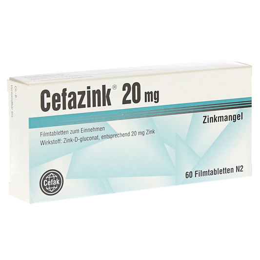 CEFAZINK 20 MG 60 CPR