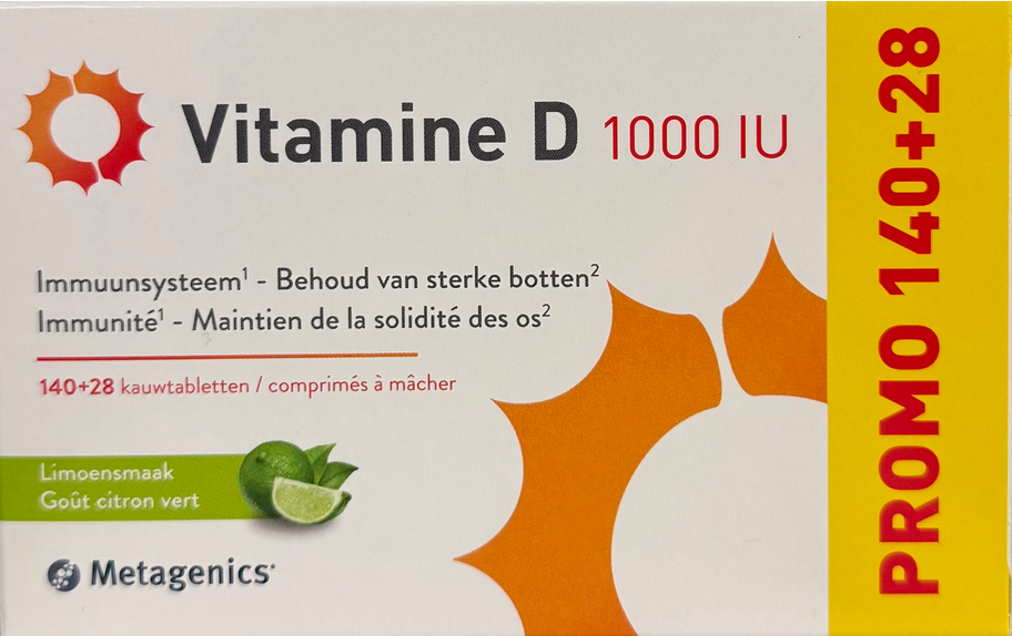 Metagenics Vitamine D 1000 UI 168CPR
