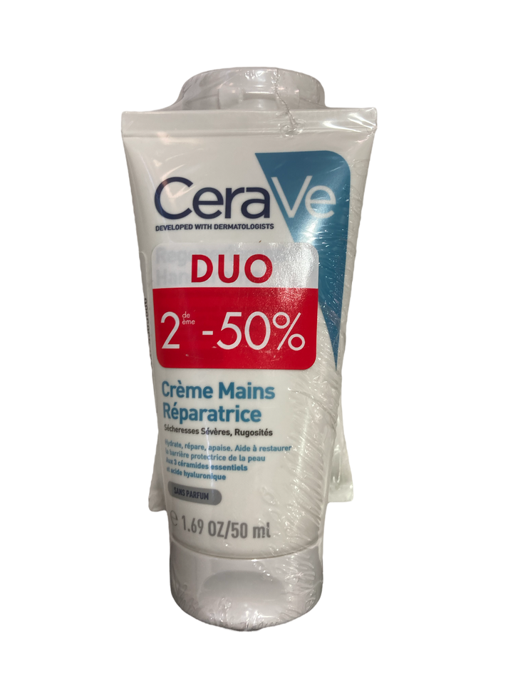 CERAVE CREME MAINS DUO 2X50ML