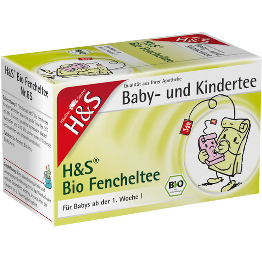 H+S BIO FENCHELTEE BABY+KINDER 20 SACH