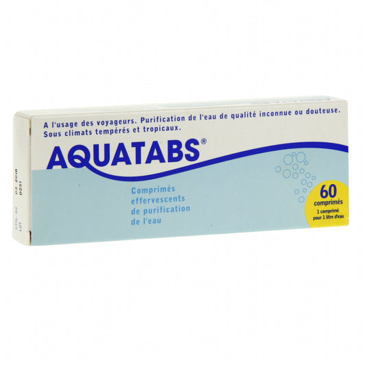 AQUA TABS 60 CPR (1 CPR = 1 L)