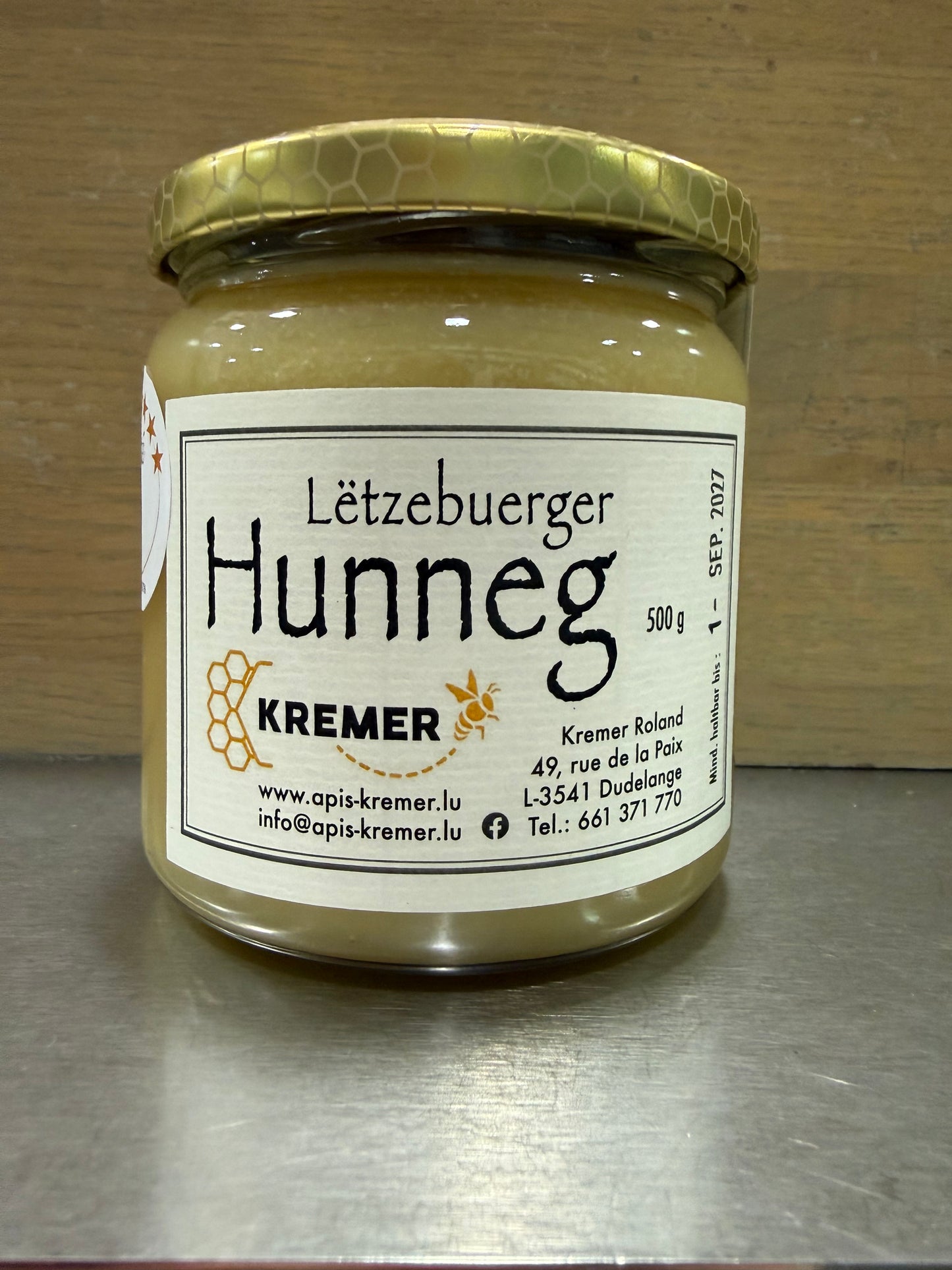 MIEL DE DUDELANGE KREMER CRISTALLISÉ