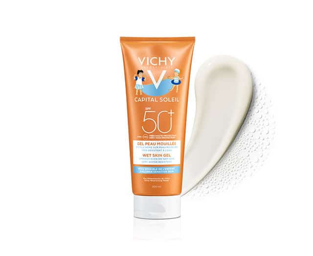 VICHY CAPITAL SOL F50 WET SKIN KID 200ML