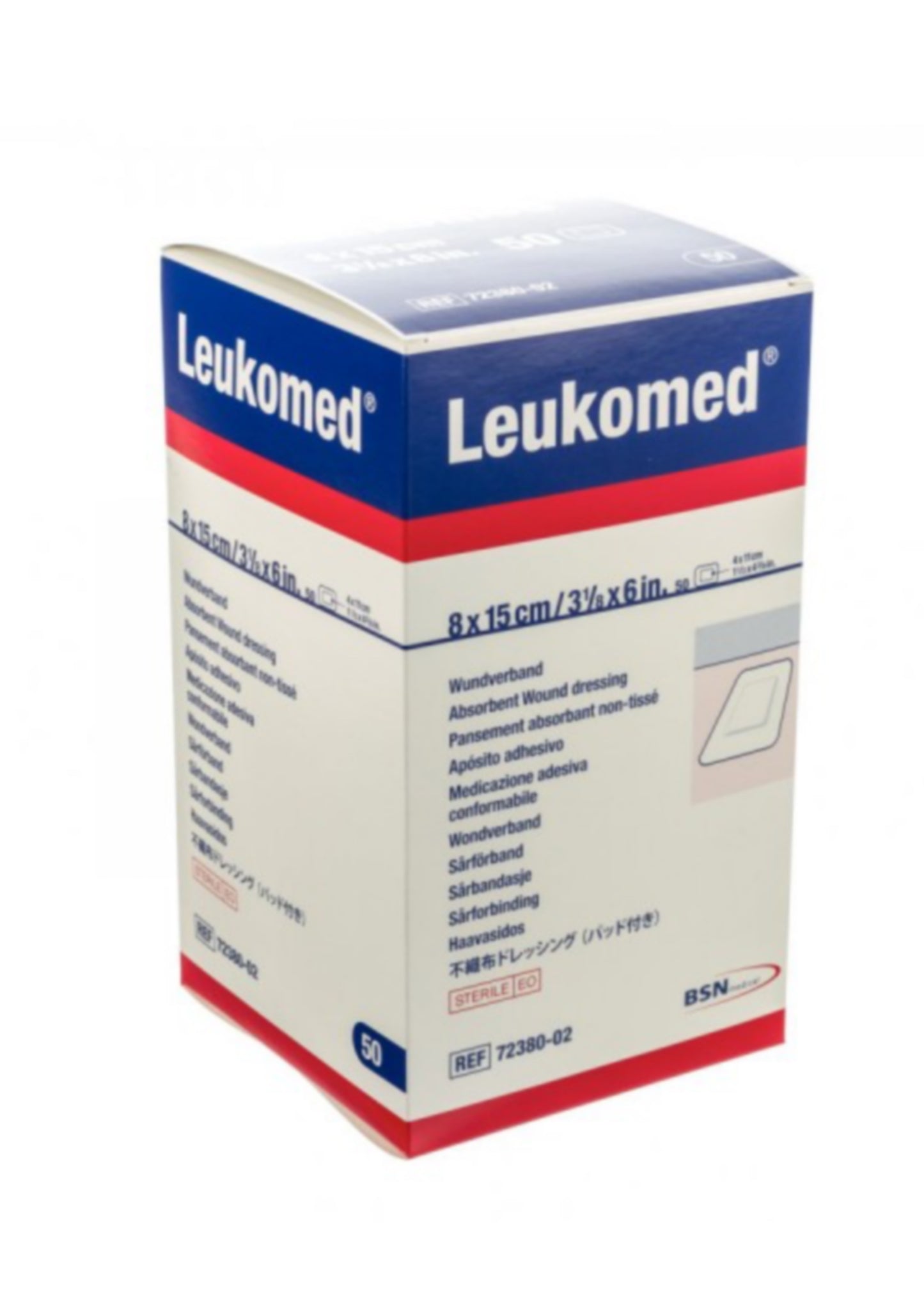 LEUKOMED STER 8*15 CM A 50       7238002
