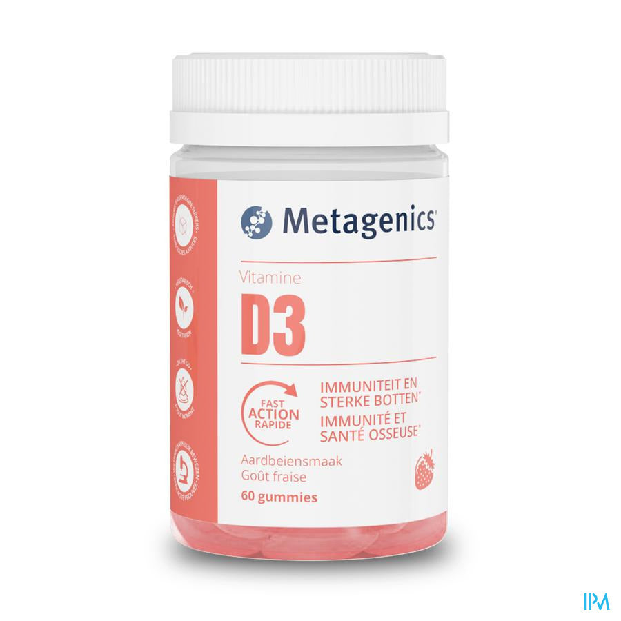 VITAMINE D 1000UI FRAISE 60 GOMMES