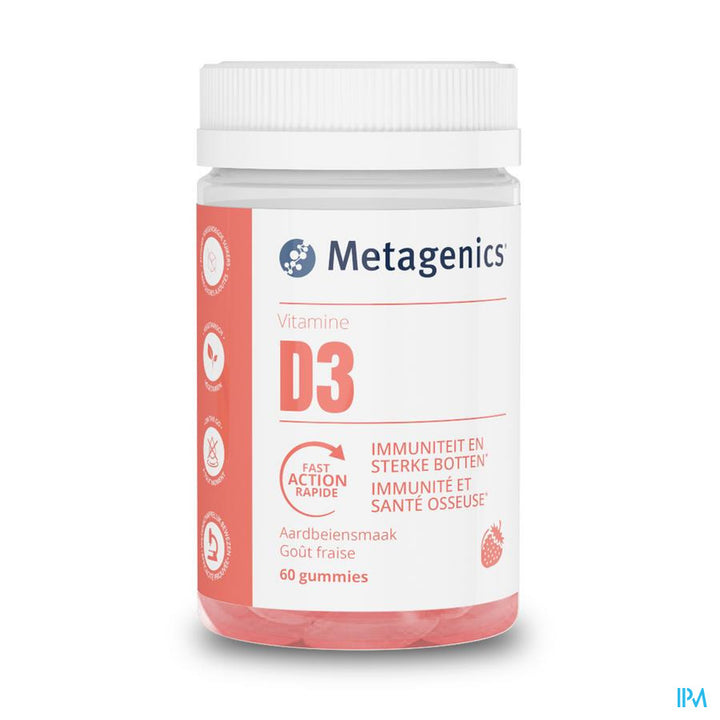 VITAMINE D 1000UI FRAISE 60 GOMMES