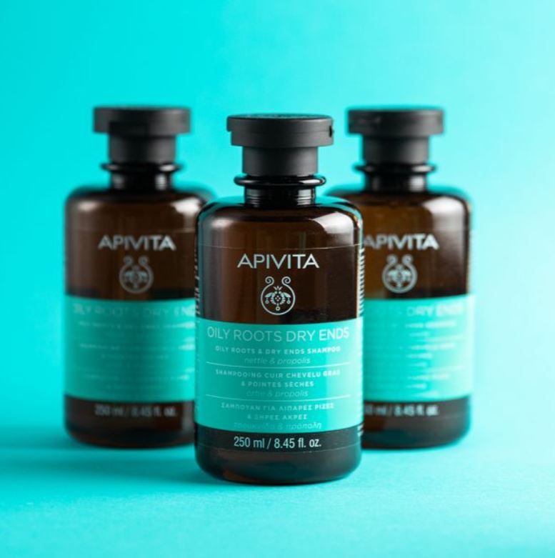 APIVITA SHAMPOING POUR RACINES GRASSES ET POINTES SÈCHES 250 ML