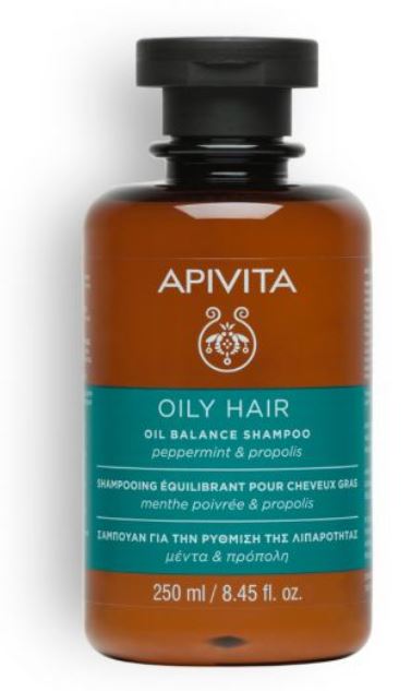 APIVITA OILY HAIR SHAMPOING ÉQUILIBRANT POUR CHEVEUX GRAS 250 ML