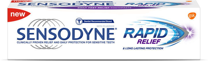 SENSODYNE RAPID RELIEF DENTIFRICE 75 ML