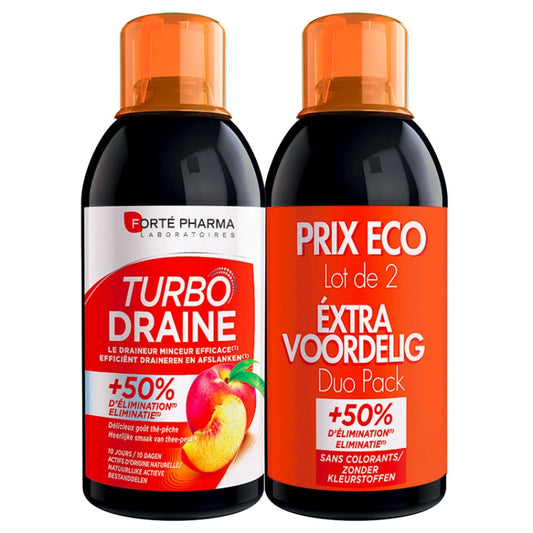 TURBODRAINE PECHE LOT DE 2