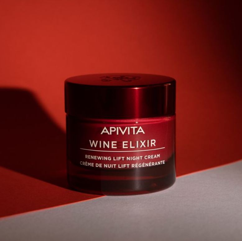 APIVITA WINE ELIXIR CRÈME DE NUIT LIFT RÉGÉNÉRANTE 50 ML